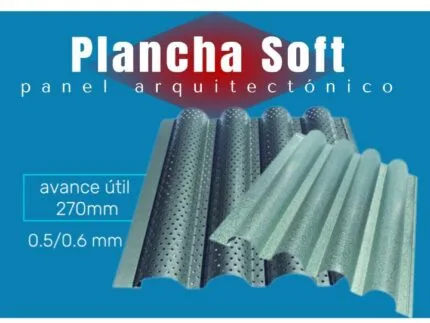 PLANCHA SOFT PREPINTADO E= 0.6 MM.